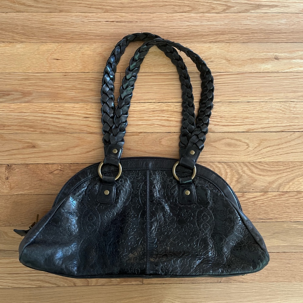 HOBO International Vintage Embossed Leather Purse Shoulderbag